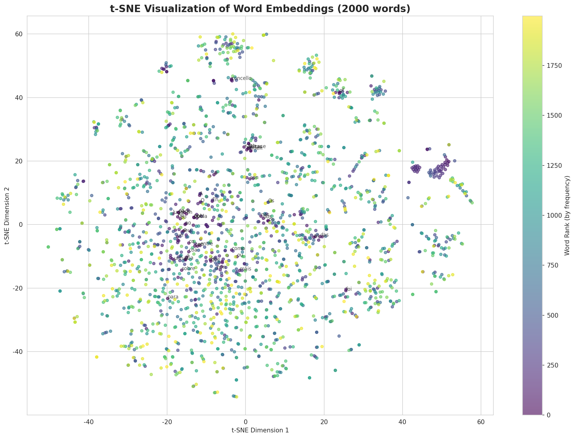 t-SNE Words